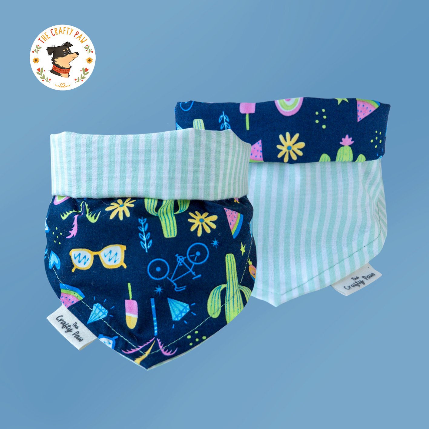 zingy cactus reversible bandana zingy cactus reversible bandana