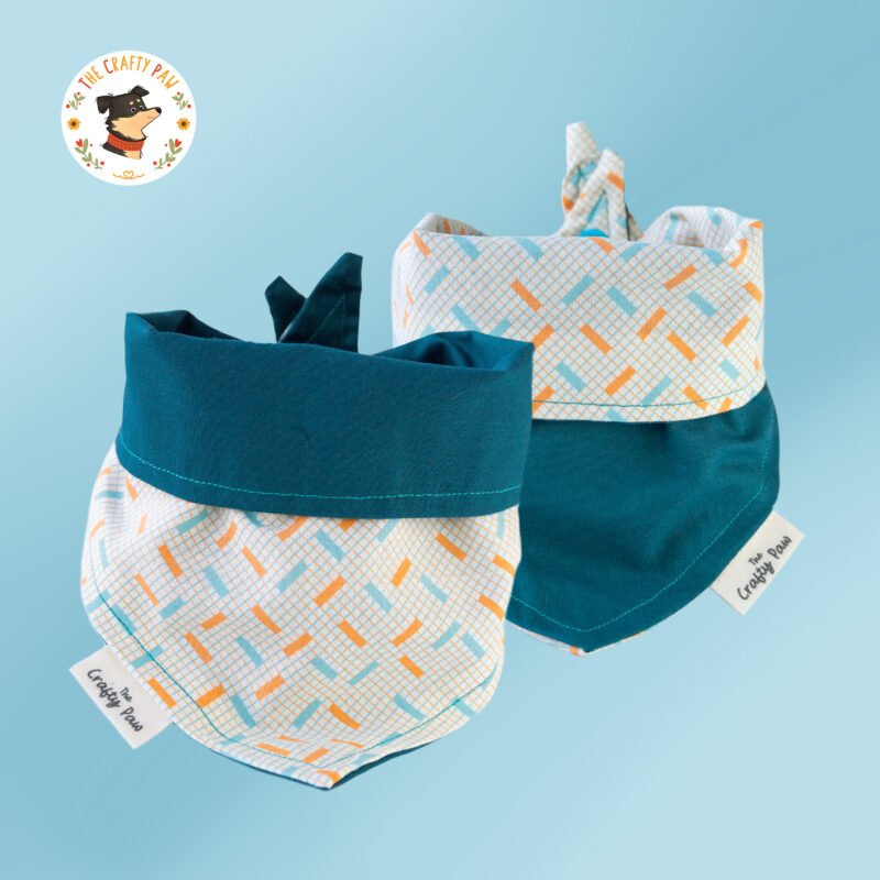 geometrical reversible bandana