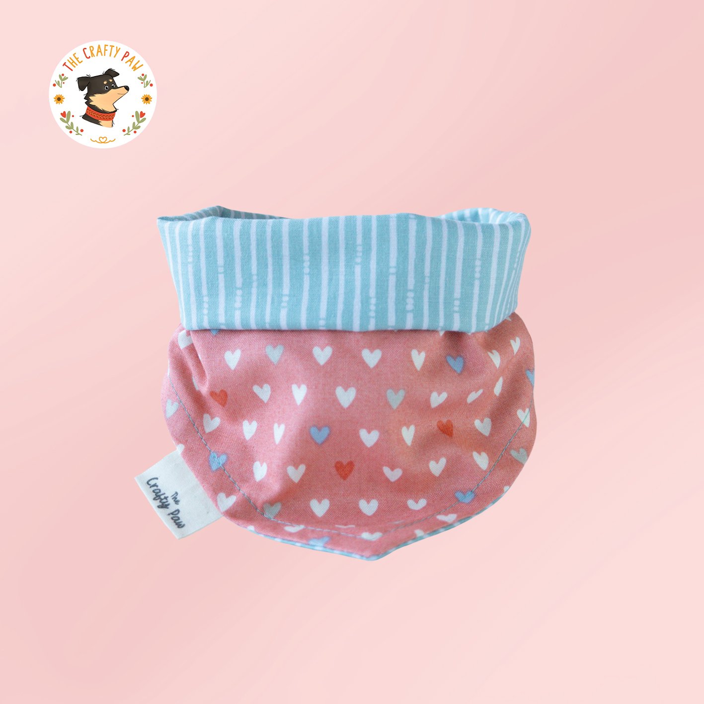 happy hearts reversible bandana happy hearts reversible bandana