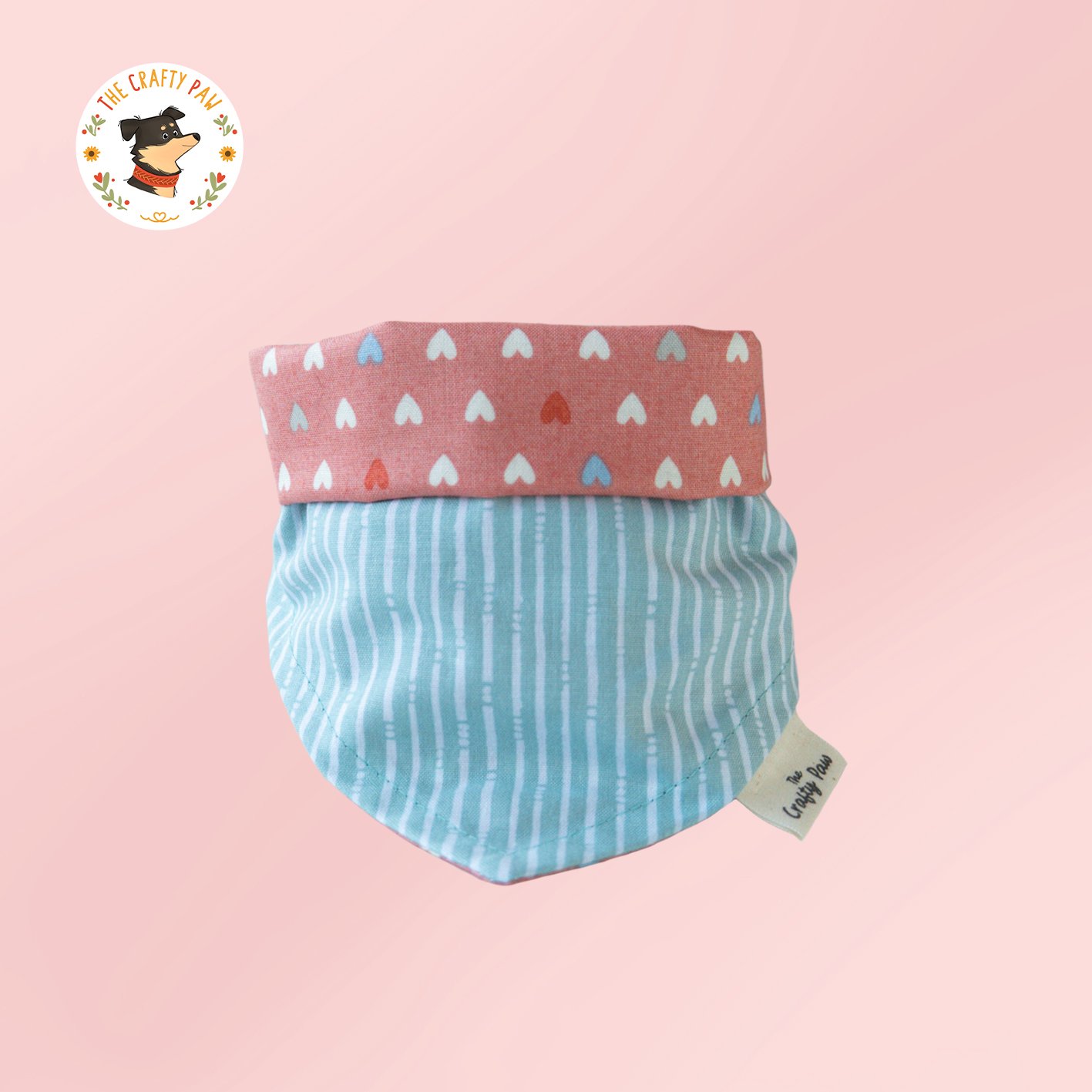 happy hearts reversible bandana happy hearts reversible bandana
