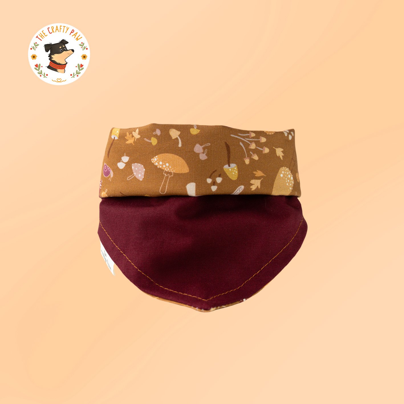 mushroom medley reversible bandana mushroom medley reversible bandana