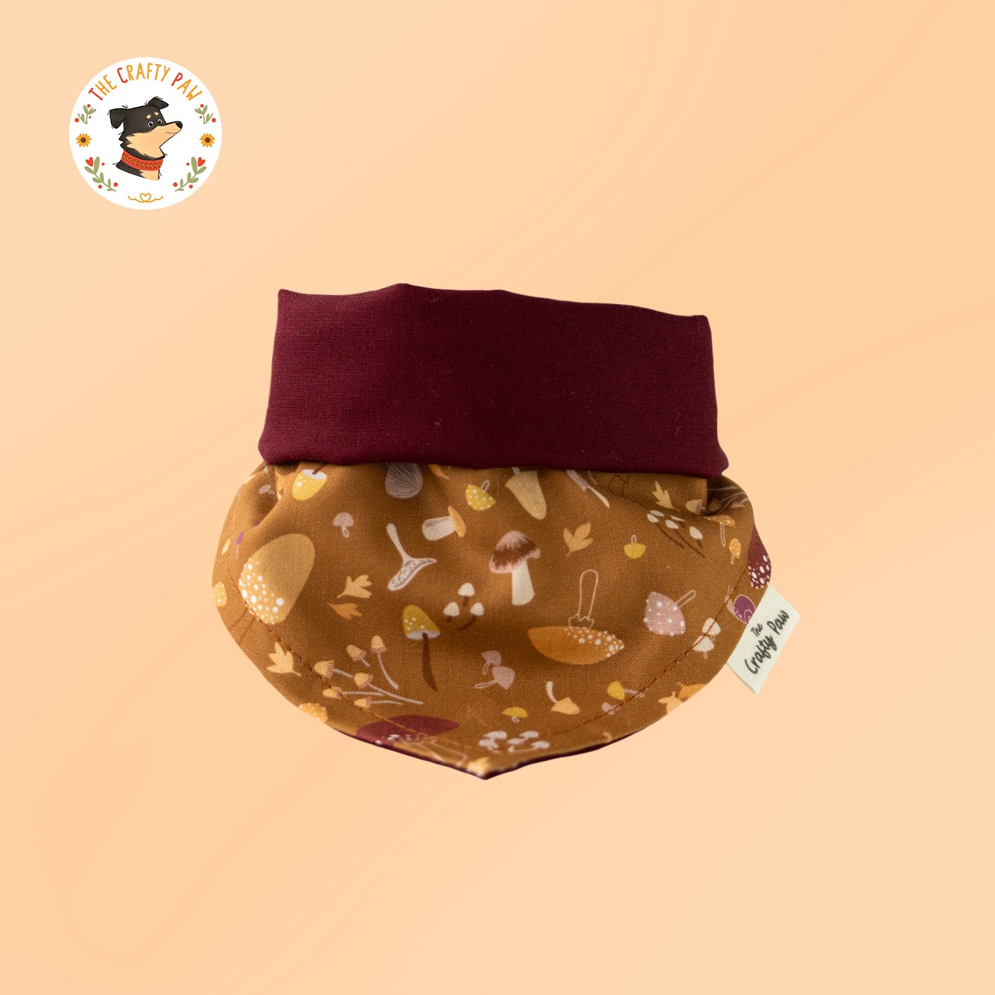 mushroom medley reversible bandana mushroom medley reversible bandana